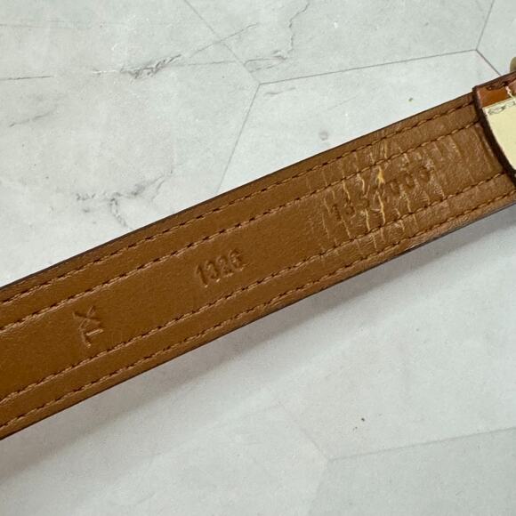 Lauren Ralph Lauren Leather Belt Womens Sz XL Two Tone Quiet Luxury Heritage EUC main image 8